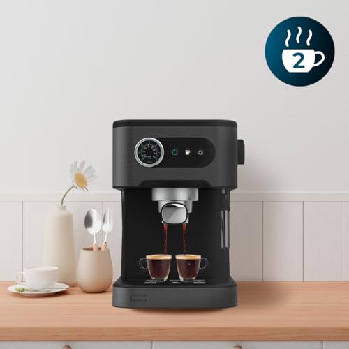 Cecotec Cafetera express Power Espresso 20 Pro. Cafetera express para espresso y cappuccino, 20 Bares de presión, Vaporizador orientable. Depósito de agua 1,5L. Disfruta de café de calidad en casa - imagen 6