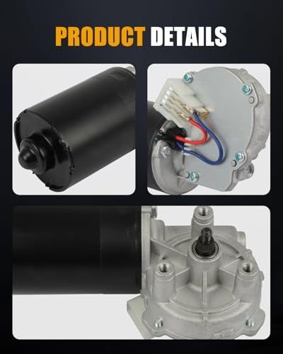 Image of ROADFAR Front Windshield Wiper Motor Replacement for 1990-1991 for for V8,1990-1991 for for Transporter 251955119,191955113A,191955113,321955113 Wiper Motor 5 Pins
