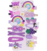 Petunny Baby Girls Hair Clips,Cute Candy Barrettes Rainbow Hair Pins for Toddlers Cute Hair Pins ...