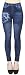 Produktbild dy_mode Leggings Damen Jeggings High Waist Hose Jeans jeansleggings Damen - OneSize Gr.36-42 - JL068 (JL006 | Gr.36-40)