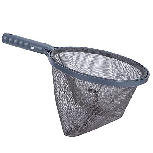 TYCIONG Red de Espumadera para Piscina, Diseño de Borde Curvo con Malla Fina para Piscina, Estanque SPA, Súper Resistente, Herramienta de Rastrillo de Limpieza de Hojas de Nailon de