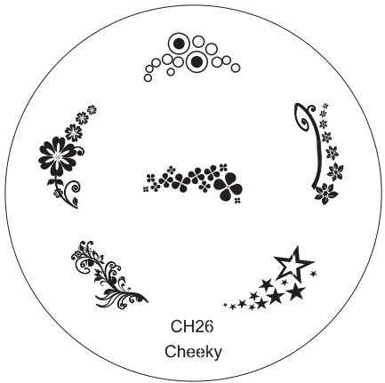 CH26 Professional Nail Art Salon Quality Stamp Template/Stamping Stencil/Image Plate With New Designs By VAGA
