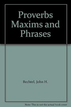 Hardcover Proverbs Maxims and Phrases Book