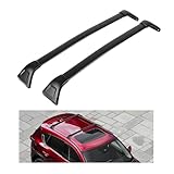 ECOTRIC Roof Rack Cross Bar Compatible with 2017-2025 Mazda CX-5 165lbs Aluminum Crossbar Cross Rails Cargo Rack Luggage Carrier Black