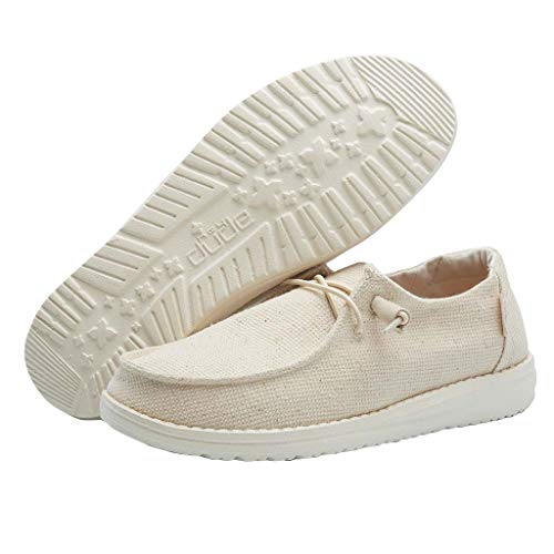 Image of Hey Dude Women's Wendy Lace-Up Loafers Comfortable & Lightweight Ladies Shoes Multiple Sizes & Colors