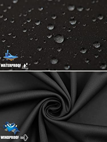 Free Soldier Men's Lightweight Softshell Golf Vests Outerwear Windproof Sleeveless Jackets For Travel Hiking Running Fishing(Black,L) #TOP3