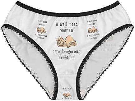 A Well Read Woman Panties, A Well Read Woman Underwear, Briefs, Cotton Briefs, Funny Underwear, Panties For Women
