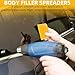 ZNBSIXP 6-Pack Body Filler Spreaders,4/5/6 Inch Plastic Spreader Tool,Reusable Auto Body Repair Kit for Automotive Body Fillers Putties Glazes & Caulks