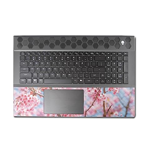 Image of MightySkins Carbon Fiber Skin Compatible With Alienware M18 R1 (2023) Full Wrap Kit - Cherry On Sky | Protective, Durable Textured Carbon Fiber Finish | Easy To Apply & Change Styles | Made in the USA