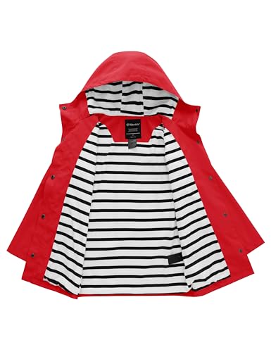 Image of Wantdo Boys & Girls Waterproof Rain Jacket Lightweight Rain Coat Hooded Windbreaker