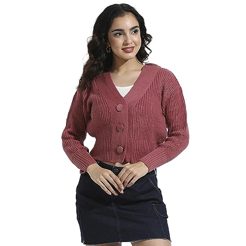 Image of PINACOLADA Women's Geometric-Textured Pullover Sweater for Casual Wear | Crew Neck | Long Sleeves | Pull On Closure | Sweater Crafted with Comfort Fit for Everyday Wear