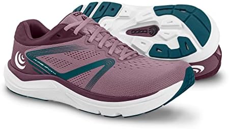 Topo Athletic Women's Magnifly 4 Comfortable Cushioned Durable 0MM Drop Road Running Shoes, Athletic Shoes for Road Running, Mauve/Navy, Size 10 | Image 4