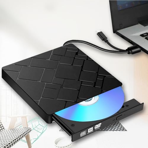 Graveur DVD externe portable USB 3.0 et Type-C pour PC portable - 3