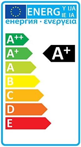 Energy efficiency label for Auraglow wall light