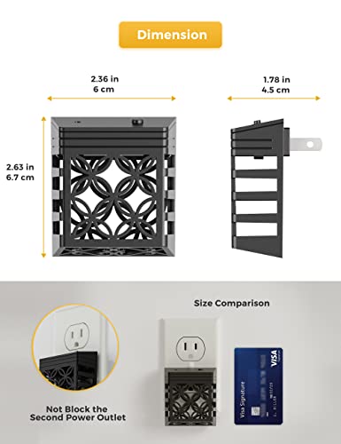 Lohas Vintage Night Light Plug Into Wall, 2 Pack Color Changing Night Light, Plug In Night Light For Kids, 8-Color Changing, Rgb Nightlight With Dusk To Dawn Sensor, Home Décor For Bathroom, Nursery #TOP6