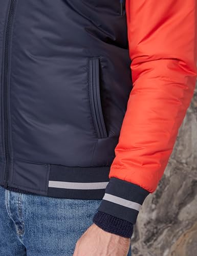 Image of Amazon Brand - Symbol Men Quilted Hooded Bomber Jacket