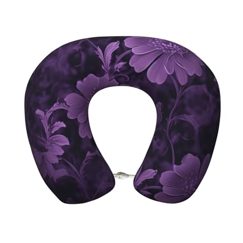 Almohada de Viaje de Espuma Viscoelástica U Negro miniatura 1