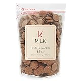 K Chocolate Melting Wafers Bulk Perfect For Dipping, Deserts, Baking And More (2 Pound, Milk)