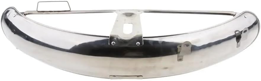 Motorbike Splash Mudguard 58cm Stainless Steel Motorcycles Front Wheel Guard Mudguards Cover Mud Guards Metal Plated for CG125