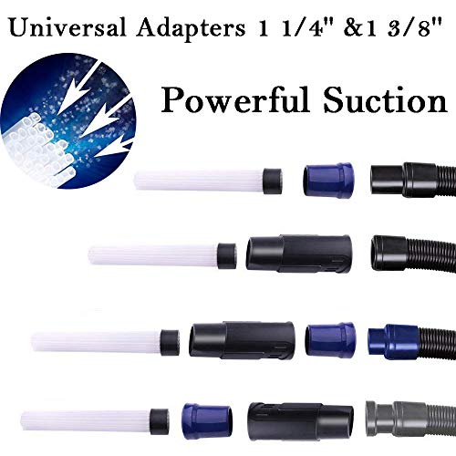 ECOMAID 1-1/4inch & 1-3/8'' Vacuum Attachments Mini Micro Tool Attachment 9 Piece Set