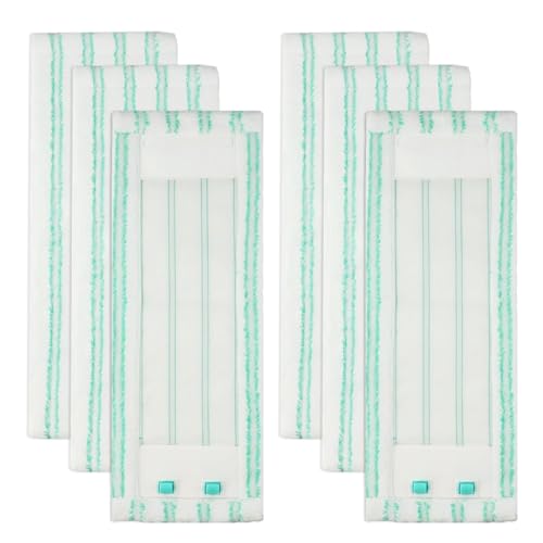 6 Serpillères de Rechange Compatibles avec Leifheit Profi XL Micro Duo/Cotton Plus,48x17cm Serpillères de Rechange compatibles avec Leifheit XL Housse de...