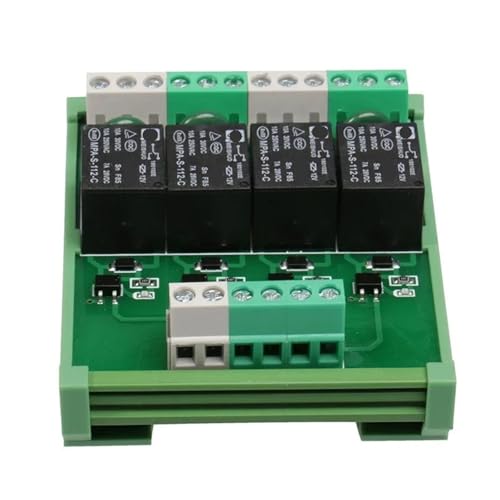 Module relais 4 canaux FY-T734-230VAC pour montage sur rail DIN 12V 24V