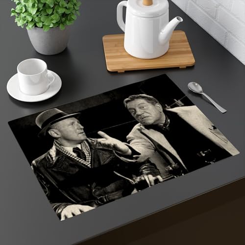 Sets de table en lin La Traversée de Paris 40x28,5 cm x4