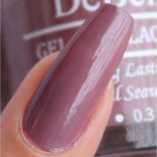 DeBelle Creme Finish Gel Nail Polish Majestique Mauve (Mauve), 8 Ml-Enriched With Natural Seaweed Extract, Cruelty Free, Toxic Free