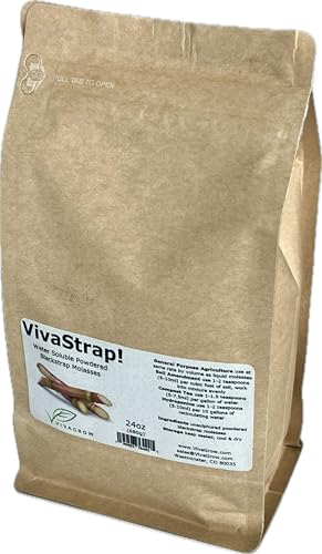 VivaStrap! Dry Powdered Blackstrap Molasses 24oz