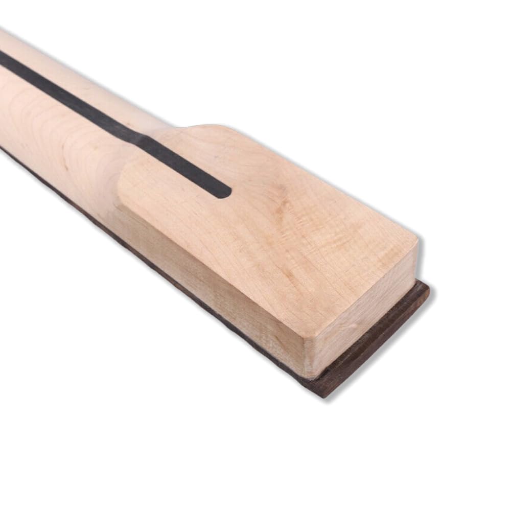 Gitarrenhals aus unlackiertem Ahorn, 22 Bünde, 68,6 cm, Palisander-Griffbrett, Punkt-Inlay, Bariton, aufschraubbar, Gitarrenteile, Ersatz (22 Bund 68 cm), S36 8 MN