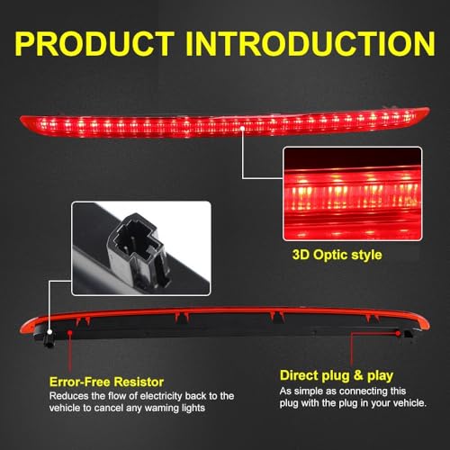 Troisième assemblage frein LED résistant à l'eau pour Audi A6 Avant - 4