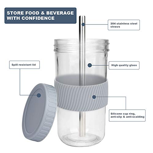 Brynnl Bicchieri da bere Tazze riutilizzabili in