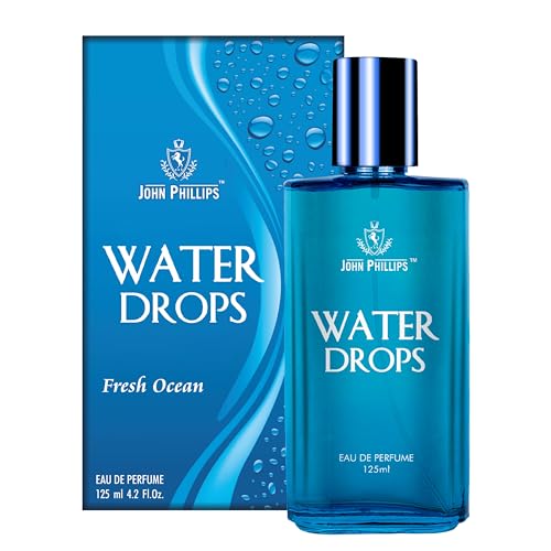 Image of JOHN PHILLIPS Water Drops & Day Fresh After Shave | Eau De French Perfume Combo Gift Set For Men Pack of 2