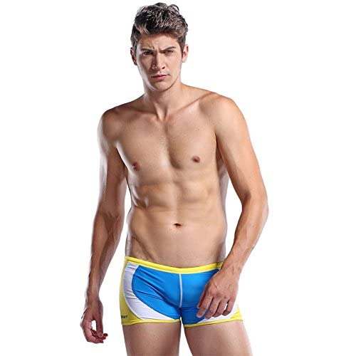 Green, M : Swimwear Men Brand Summer Sport Swim Trunks Shorts Popular Patchwork Boxer De Bain Homme Swim Men Beach Shorts Sunga-image-34