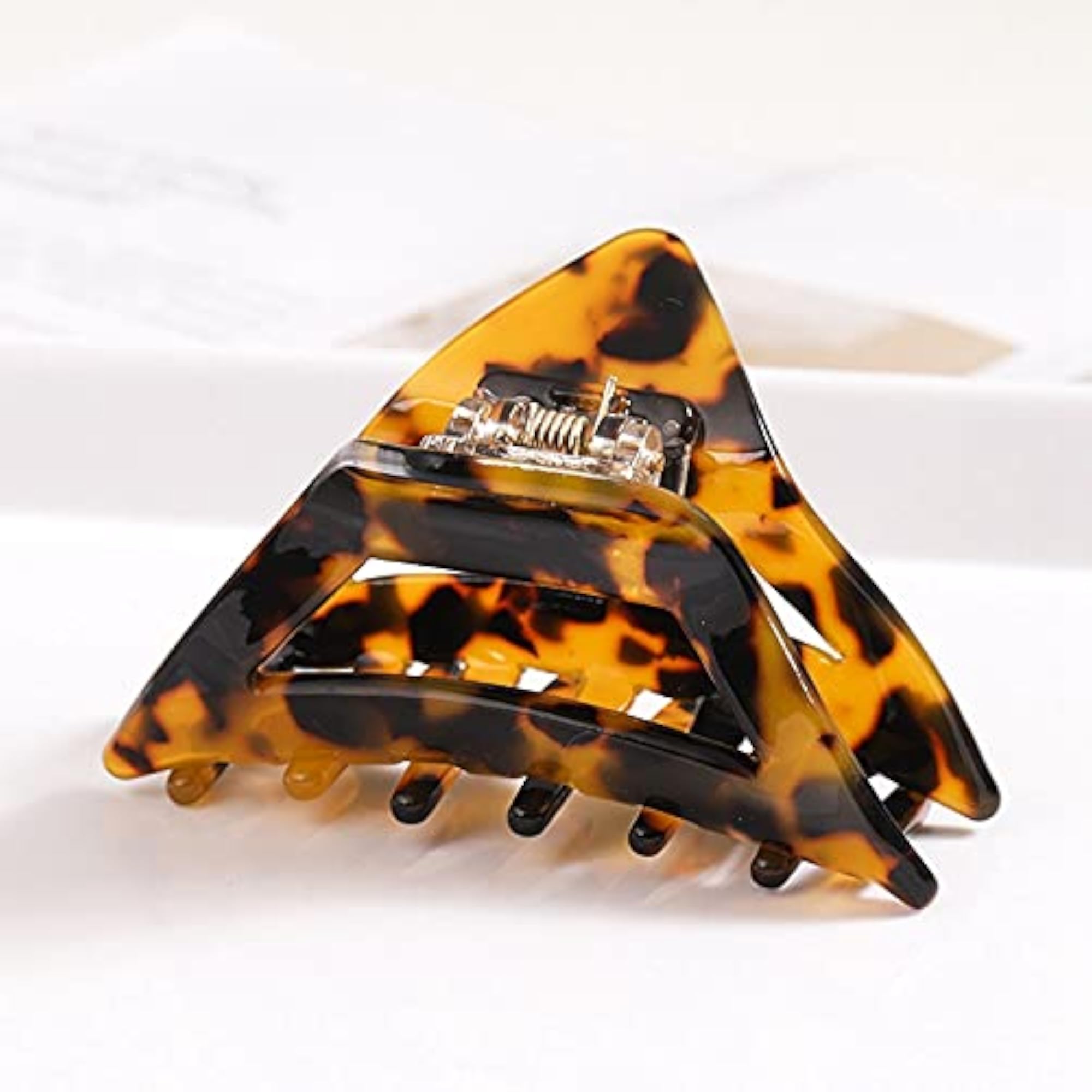 4PCS Triangle Interlocking Teeth Hair Claw Clips