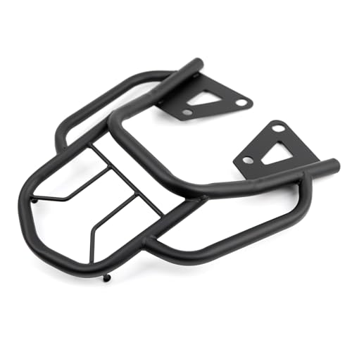 Mokuo Motorcycle Rear Luggage Rack with Handrail in Heavy Iron Material Compatible with Honda Grom Msx 125 SF 2013-2016,Black Color - Thumbnail 6