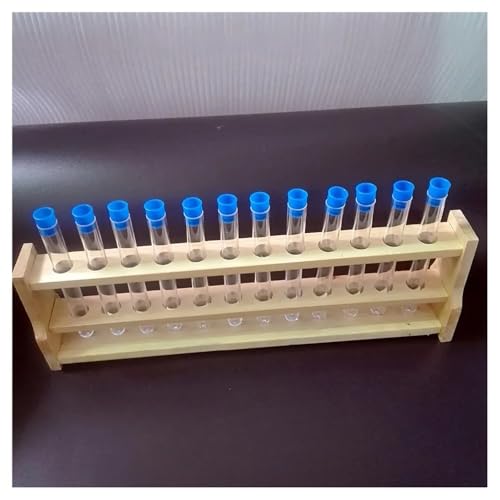 Support de tubes en bois matériel de laboratoire et étagère flacons