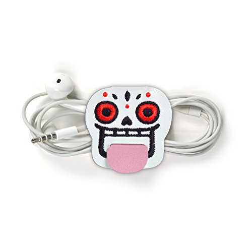 Fred & Friends Tongue Ties Cord Keepers - Skulls, Set of 2