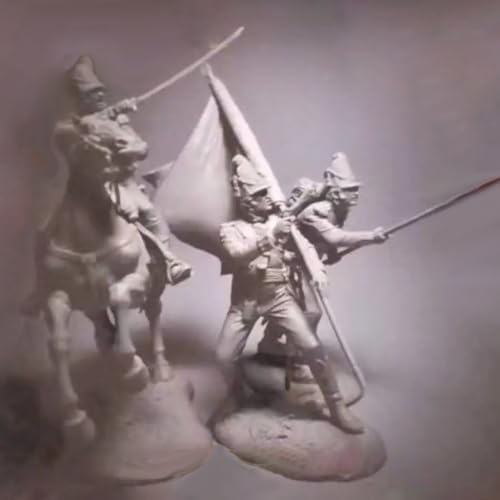 Soldats Britanniques 54mm en Résine à Peindre Maquette Historique Napoléon