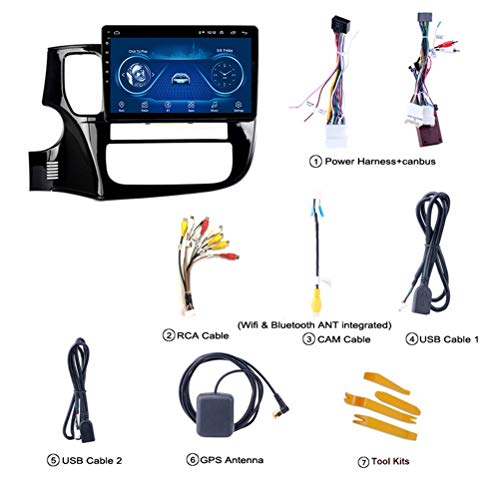 Estéreo Android para coche con GPS y cámara trasera para actualizar tu Outlander 4