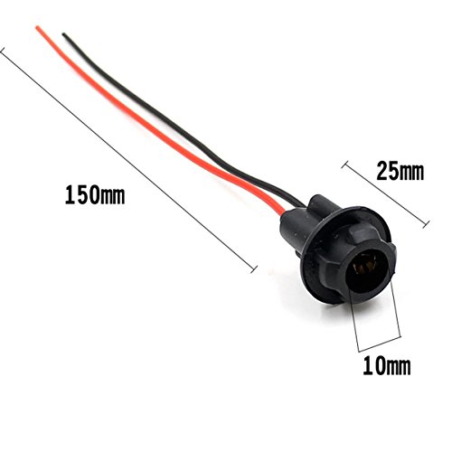 LEORX - Portalampada per moto, E-Bike T10, 10