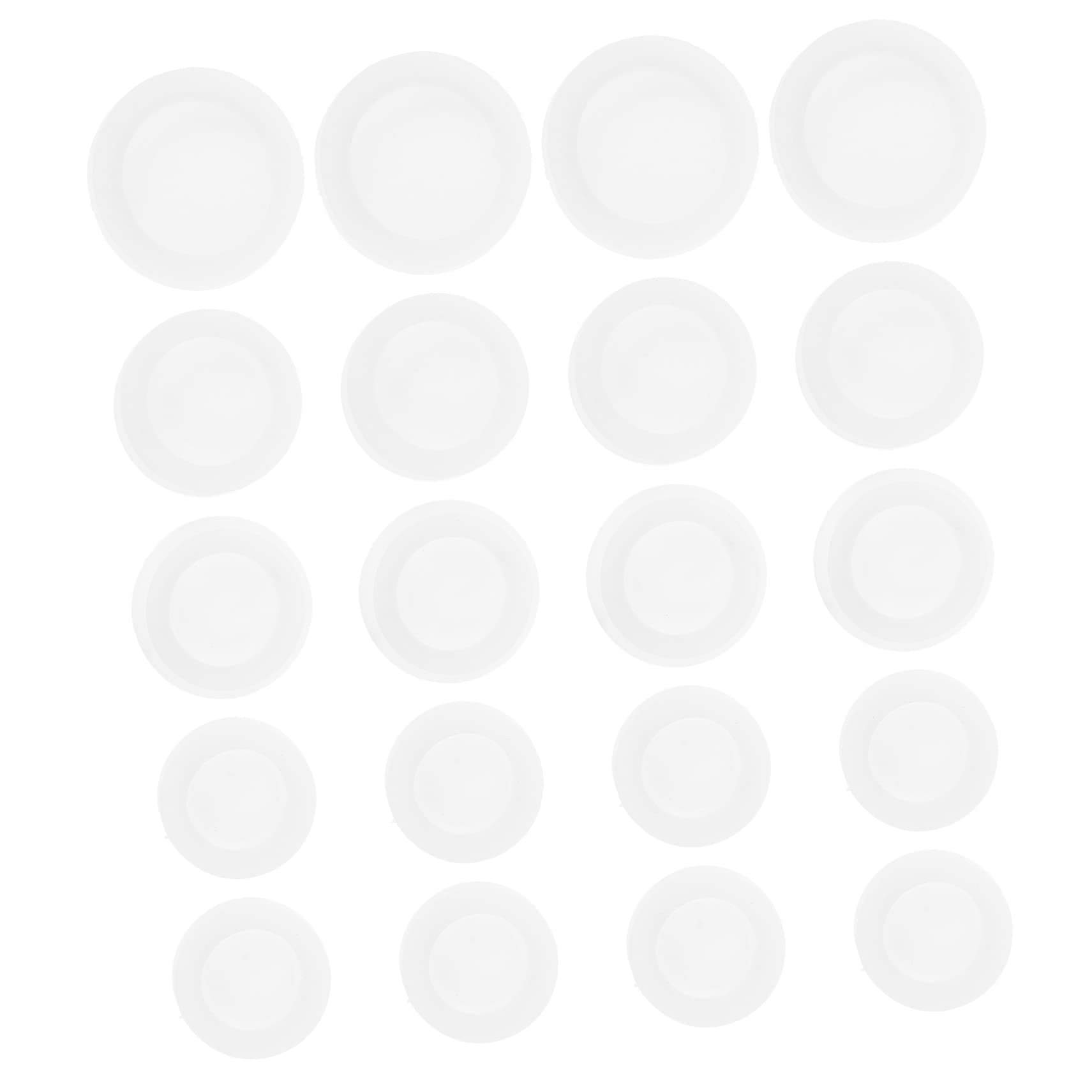 ifundom 4sets Must Break to Plugs Rubber Plugs for Piggy Bank Bottom Savings Box 20pcs*4