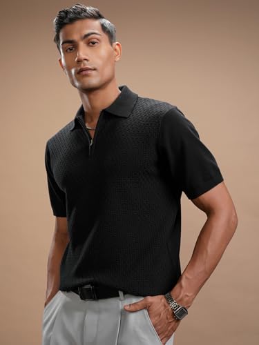 Image of Highlander Men's Polo Tshirt | Flat Knit | Regular Fit | Polo T-Shirt for Man