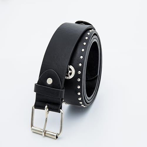1PC Willow Studded Belt Leather Belt (with LED lights embedded in the belt)4