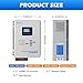 Ampinvt 1200W Pure sine Wave Solar Inverter 12V DC to 120V AC for Home Backup,Off-Grid Living,Built-in 40A MPPT Solar Controller,Solar & AC Input Charger,Compatible with Lifepo4 Battery