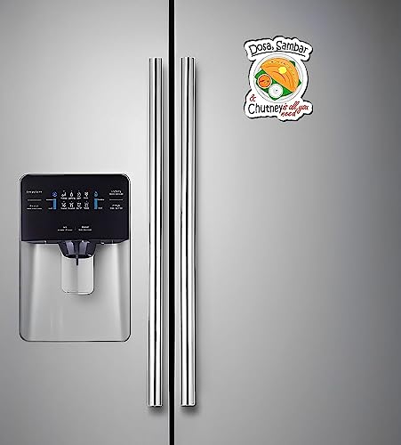 Image of South Indian Dish Dosa Sambhar Fridge Magnet for Cafe Restaurant and Home Decor & Best Souvenir Gift