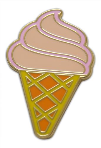 Image of Novel Merk Ice Cream, Pretzel, Pizza & Food Lapel Pin, Hat Pin & Tie Tack Set - with Clutch Back