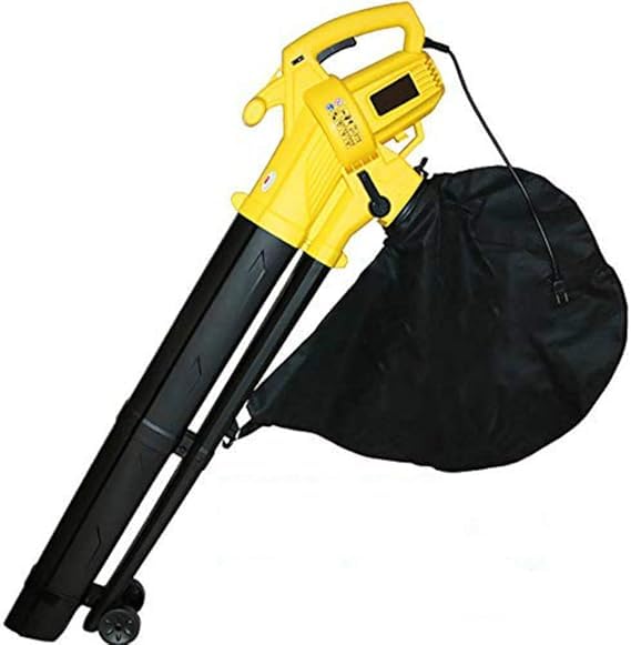 Electric Leaf Blower & Vacuum 3000W – 3-in-1 Mulcher, Vacuum & Blower with 0.35m Cable and 45L Collection Bag – Powerful Garden Cleaner