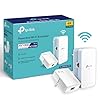 TP-Link CPL WiFi AC1200 Mbps + CPL 1000 Mbps avec Port Ethernet Gigabit, Kit de 2 - Solution idéale pour Profiter du Service Multi-TV à la Maison, Compatible avec Toutes Les Boxs (TL-WPA7517 KIT)