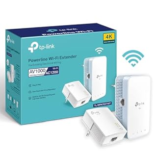 TP-Link CPL WiFi AC1200 Mbps + CPL 1000 Mbps avec Port Ethernet Gigabit, Kit de 2 - Solution idéale pour Profiter du Service Multi-TV à la Maison, Compatible avec Toutes Les Boxs (TL-WPA7517 KIT)